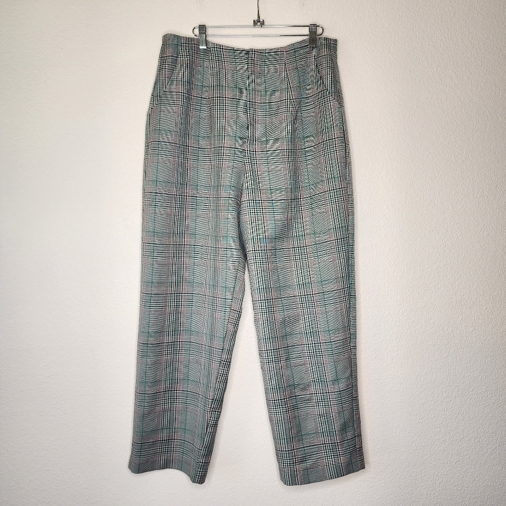 English Factory Plaid Pants XL